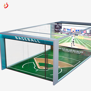 <span class=keywords><strong>Simulador</strong></span> de Béisbol para Interiores, Máquina de Juego Deportiva con Realidad Aumentada, Parque de Diversiones Deportivo, <span class=keywords><strong>Simulador</strong></span> Inteligente de Béisbol con Proyección AR - Product Image 2