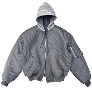 Chaqueta Bomber MA1 Unisex Personalizada al por Mayor, Cuello Camisero, Alta Calidad, Ropa de Calle Otoñal, Bordado Frontal, Impermeable - Product Image 1