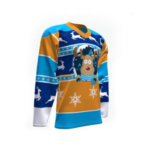 2025 OEM personnalisation professionnelle sublimé Hockey sur glace maillots à séchage rapide uniforme de Hockey sur glace Pro - Product Image 6