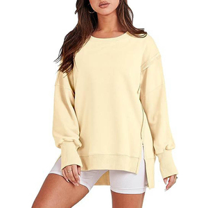 Sudaderas Lisas de Color Sólido para Mujer, Sudaderas Lisas al por Mayor, las Más Vendidas, Material Personalizado de Algodón y Poliéster - Product Image 5