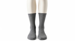 Calcetines de punto transpirables para hombre Mezcla de algodón Spandex Tela elástica suave Absorbe la humedad Ajuste cómodo para deportes y uso diario - Product Image 1