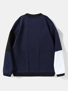 Sweat-shirts à capuche pour hommes en mélange polyester/coton, molleton épais, coupe classique, col rond, impression de logo personnalisée, séchage rapide - Product Image 2