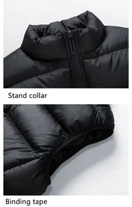 Nuevo chaleco ligero de invierno para hombre, transpirable, de algodón, acolchado, sin mangas, chaleco acolchado, chaqueta para hombre - Product Image 6