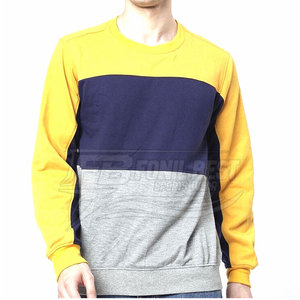 เสื้อสเวตเชิ้ตผู้ชายทรงปกติขายดีที่สุดสำหรับฤดูหนาว - สีพื้น ผ้าฝ้าย 100% สวมใส่สบายๆ - Product Image 1