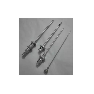 QNQ Ensemble d'instruments chirurgicaux professionnels en acier inoxydable réutilisable, 3 pièces, aiguille de biopsie pleurale Abram, taille 5 cm pour USI - Product Image 4