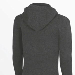 <b>Mens</b> <b>Black</b> Full <b>Zip</b> <b>Up</b> <b>Hoodie</b> Solid Color Long Sleeve Slim Fit Hooded Jacket Lightweight Custom Blank Activewear Apparel - Product Image 6