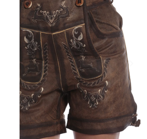 Alta calidad tradicional hombres mujeres Kniebund Trachten Lederhosen - Oktoberfest ropa-bávaro - Product Image 3