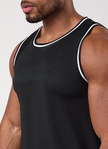 Verano de moda de tela de lana cuello redondo sin mangas de Color sólido camiseta sin mangas personalizada para hombres Fitness gimnasio chalecos camisa para hombres - Product Image 2