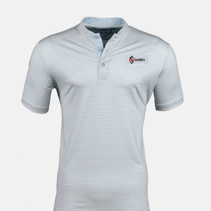 เสื้อโปโลสำหรับผู้ชายเสื้อคอปกผ้าโพลีเอสเตอร์100% ใบมีดโพลีเอสเตอร์แบบวินเทจผ้า85% เบามาก15% ผ้าสแปนเด็กซ์สูง - Product Image 6