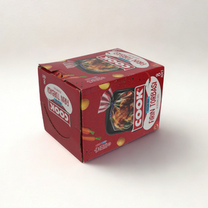 Caja de Empaque de Alimentos Ecológica Impresa Personalizada |   Caja de Cartón Plegable Reciclable para Venta al por Menor, Impresión Offset, Lámina en Relieve, Kraft SBS - Product Image 2