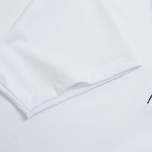 Chemise de golf à manches courtes respirante en tricot uni brodée sur mesure, coupe classique pour homme - Product Image 5