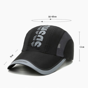 Gorra de nailon impermeable ligera para correr, gorra deportiva - Product Image 2