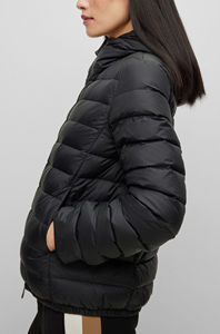 Moda 100% poliéster burbuja Casual prendas de vestir chaquetas para mujeres de alta calidad recortada 2025 chaqueta acolchada recortada OEM - Product Image 3