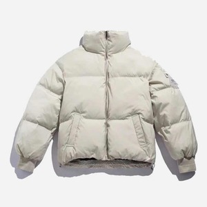 ODM Service Logo personnalisé vestes d'hiver bouffantes pour hommes col montant manteaux à bulles chauds avec rembourrage masculin vêtements de plein air pour adultes - Product Image 1