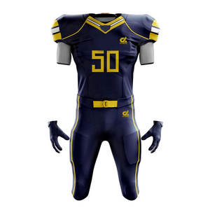 Uniformes de football américain du fabricant d'usine derniers uniformes de football américain confortables et respirants personnalisés - Product Image 5