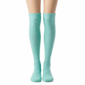 Knee Length Knitted Anti Slip <b>Socks</b> for <b>Women</b> Soft Cotton Blend <b>Warm</b> Thick Grip <b>Socks</b> for Winter Home Sports Yoga Daily Wear - Product Image 1