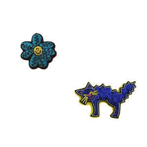 Broches de fil de lingot de nouvelle conception de meilleure qualité en gros broches de fil de lingot à bas prix belle broche de tigre de mode #058902 - Product Image 5