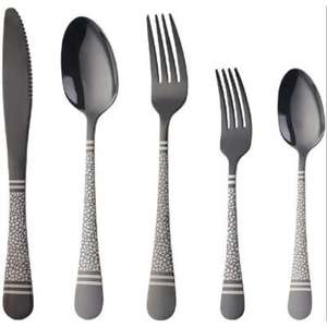 Ensemble de couverts modernes à prise en main facile Style hôtel restaurants argenterie ensemble de vaisselle accessoires décoratifs ensemble de couverts prix de gros - Product Image 6