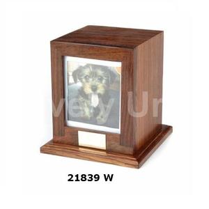 Cadre photo en bois pour animaux de compagnie, urnes funéraires pour cendres d'animaux domestiques - Product Image 1