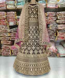 Diseñador de moda bordado secuencia trabajo lehenga choli con dupatta ropa de boda precio al por mayor Ropa Étnica lehenga choli - Product Image 2