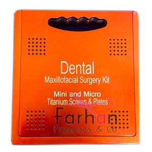 Palte de compression de reconstruction dentaire maxillo-faciale et système de micro-fixation - Product Image 2