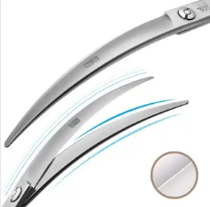 Ciseaux professionnels incurvés pour l'amincissement des cheveux Japon acier chien ciseaux de toilettage pour animaux de compagnie cisailles usine directe basse quantité minimale de commande Durable - Product Image 4