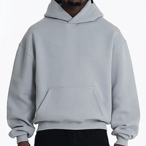 Sweat-shirts d'hiver personnalisés brodés, surdimensionnés, 100% coton polaire, respirants, écologiques, pour hommes, pull-over unisexe, en gros, grandes tailles - Product Image 1