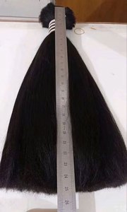 Trame liée à la main extensions de cheveux indiens Remy trame unique de cheveux humains bruts - Product Image 4