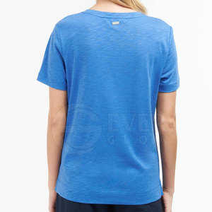 Tallas grandes 100% algodón mujeres Camisetas manga corta transpirable mejor calidad precio al por mayor ropa deportiva impresa camisetas - Product Image 5