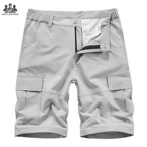 Pantalones Cortos Cargo de Lona Ligeros y Transpirables para Hombre, Cierre de Botones, Diseño Sólido, Estilo Casual, Bolsillos, para Uso Diario, Trabajo, Verano, Aire Libre - Product Image 2