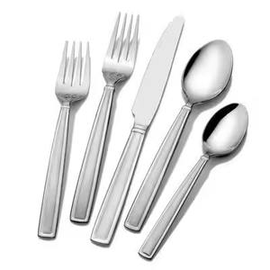 Ensemble de couverts en acier inoxydable, cuillère à table de style moderne, argent, couverts de table - Product Image 5