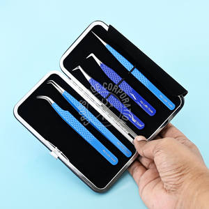 Pince à épiler à pointe incurvée sur mesure, meilleure pince à épiler Volume, isolation droite, extension de cils, outils, pointe à 90 degrés - Product Image 6