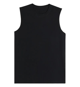 Camiseta OEM personalizada para culturismo Muscle Singlet Stringer Gym camiseta sin mangas acanalada para hombres camiseta sin mangas transpirable para hombres - Product Image 5