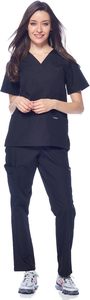 Vente en gros de combinaisons médicales personnalisées pour médecins et infirmières Pantalons de jogging unisexes en coton et polyester Uniformes hospitaliers - Product Image 5