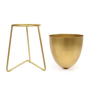 Macetas y macetas que marcan tendencia, acabado decorativo para el hogar y la decoración de bodas, macetas de Metal, decoración de plantas verdes - Product Image 2