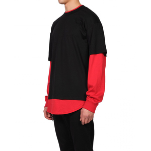 T-shirt basique à manches courtes col rond pour hommes de haute qualité 100% coton respirant pour l'arrivée d'été 100% coton hommes T-shirts - Product Image 2