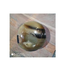 สดฮอร์นเสิร์ฟชามตกแต่งบ้านในร่มธรรมชาติตกแต่งและสีตกแต่งชาม - Product Image 1