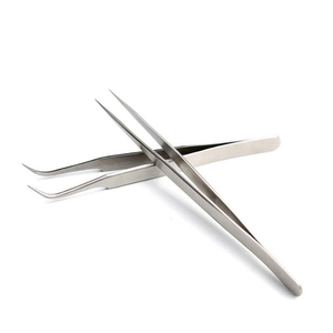 Stainless Steel Precision Straight Cusp Acumination Eyelash <b>Tweezers</b> Fine Crafts Mobile Tool for <b>Blackhead</b> Removal Black Color - Product Image 6