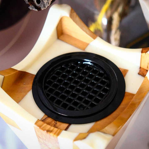 Meilleur brûleur d'encens Madkhan Bakhoor en résine parfumée rouge époxy et bois pour la maison et les cadeaux - Product Image 6