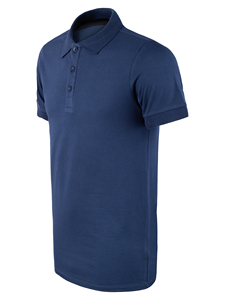 Camisetas Polo para Hombre, 95% Algodón, 5% Lycra, 180 GSM, Color Azul Marino - Product Image 2