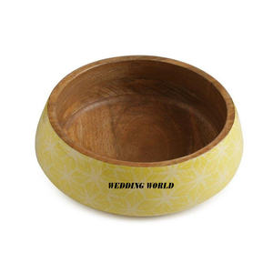 Bol à chocolat en bois de conception traditionnelle classique élégant nouveau bol doux bol en bois de fantaisie le plus vendu - Product Image 4