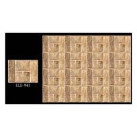 Carreaux muraux antibactériens noirs en porcelaine polie brillante de style design moderne nouvelle collection Fourniture Lexona d'Inde