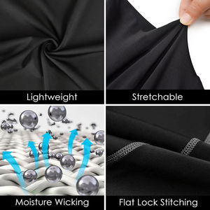 เสื้อสั้นรัดรูปของผู้ชายชุดจั๊มสูทกีฬาเสื้อรัดรูปสำหรับใส่ไปยิมฟิตเนสเครื่องแต่งกายรัดรูป - Product Image 6