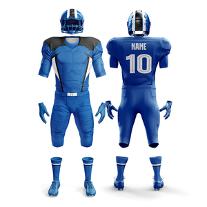 Tenue de football américain personnalisée pour équipe, impression par transfert thermique, ensemble respirant pour adultes, short unisexe homme femme, nouveau design - Product Image 1