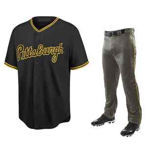 Uniforme de baseball homme maillot et pantalon personnalisés à impression par sublimation tissu respirant à séchage rapide pour les entraînements sportifs et les matchs - Product Image 1