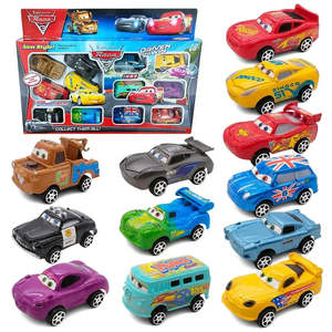 Set de 12 Coches de Juguete de Metal y Plástico de Disney <span class=keywords><strong>Pixar</strong></span>, Modelo Fundido a Presión, para Decoración o Regalos, Certificado por GCC - Product Image 1