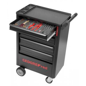 Gedore GEDWorker <b>Tool</b> <b>Trolley</b> with 5 Drawers Premium <b>Tool</b> Cabinets - Product Image 2