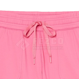 2025 prix de gros Logo personnalisé taille haute été coton Shorts pour femmes respirant avec fermeture à cordon bas quantité minimale de commande - Product Image 5