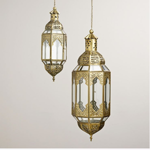 โคมไฟโมร็อกโกคุณภาพสูง ทำด้วยมือจากทองเหลืองทนทาน ดีไซน์งานศิลปะแบบดั้งเดิม ของตกแต่งบ้านสำหรับเทศกาลคริสต์มาส ขายส่ง - Product Image 6