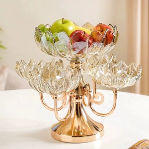 Bols à bonbons en métal et en cristal, idéaux pour présenter des chocolats et des confiseries haut de gamme, luxueusement conçus par KHOOSI OVERSEAS - Product Image 5